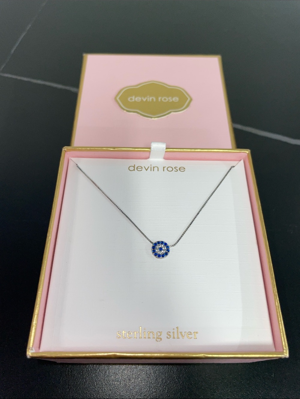 DEVIN ROSE STERLING SILVER NECKLACE FTL-08-222